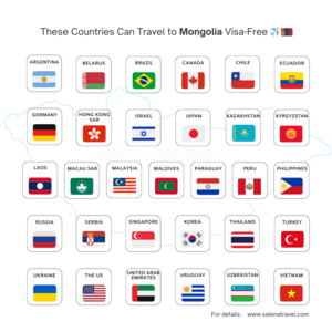 Mongolia Extends Visa-Free Travel for 34 Countries